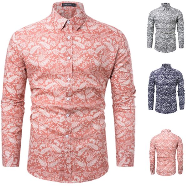 spring fall men's long sleeve shirt casual lapel flower printing male 3 colors size xs-2xl cardigan shirt, White;black
spring fall men's long sleeve shirt casual lapel flower printing male 3 colors size xs-2xl cardigan shirt, White;black