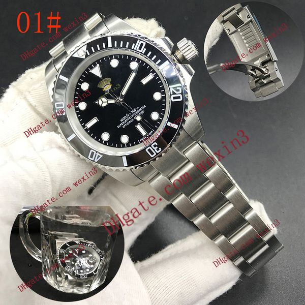 9 fashion ceramic bezel 2813 mens automatic there is no calendar mechanical stainless steel watch 40mm designer sports swimming watches, Slivery;brown
9 fashion ceramic bezel 2813 mens automatic there is no calendar mechanical stainless steel watch 40mm designer sports swimming watches, Slivery;brown