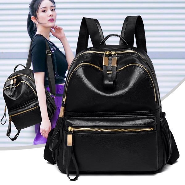 new casual waterproof popular simple lightweight women's bag export pu soft leather small backpack
new casual waterproof popular simple lightweight women's bag export pu soft leather small backpack