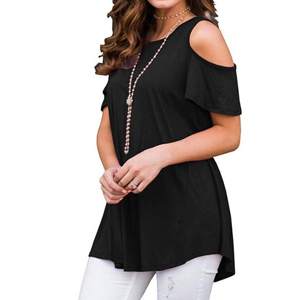 tee shirt femme женщин конструктора топы женщин с коротким рукавом повседневная печать cold shoulder туники топы дряблая tshirts женщины тис, White
tee shirt femme женщин конструктора топы женщин с коротким рукавом повседневная печать cold shoulder туники топы дряблая tshirts женщины тис, White
