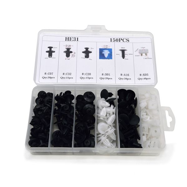 150p h31 car auto bumper fastener hole rivet retainer push engine cover car door trim panel clip for gsxr car rivets
150p h31 car auto bumper fastener hole rivet retainer push engine cover car door trim panel clip for gsxr car rivets