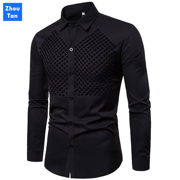 2020 men new fashion spring and autumn solid color cotton long sleeve hollow casual shirt dress shirts large size clothes, White;black
2020 men new fashion spring and autumn solid color cotton long sleeve hollow casual shirt dress shirts large size clothes, White;black