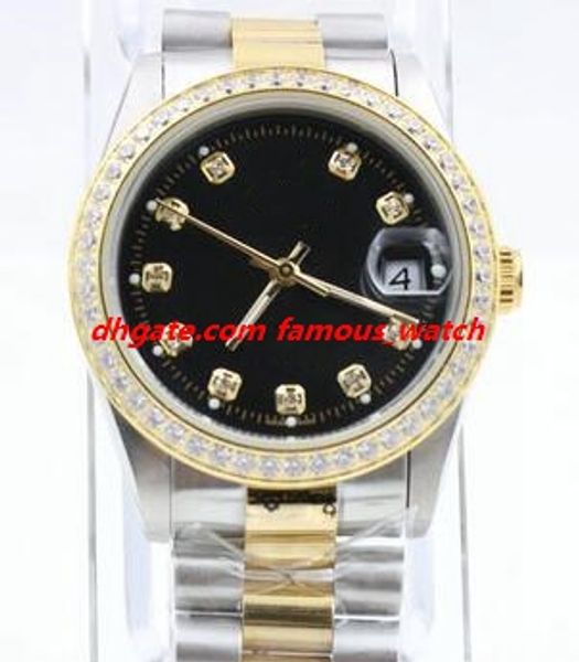 3 style men wristwatch black white diamond dial/bezel stee bracelet men sport wrist watches automatic mens watch, Slivery;brown
3 style men wristwatch black white diamond dial/bezel stee bracelet men sport wrist watches automatic mens watch, Slivery;brown