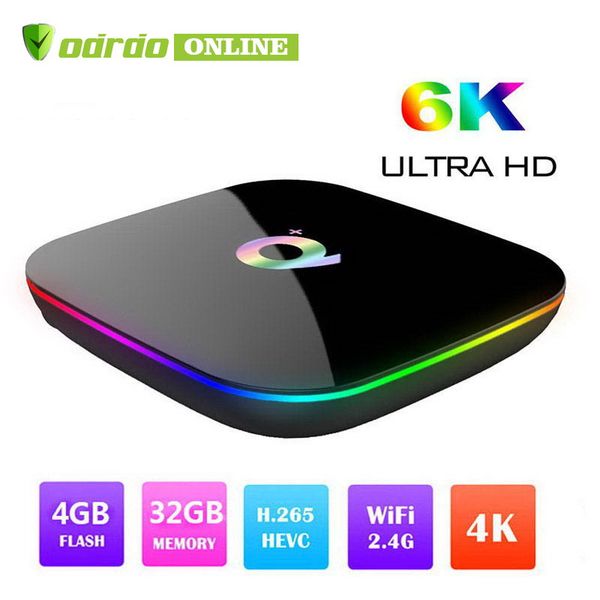 1 PCS Q Plus Allwinner H6 Smart Android 9.0 TV Box 4GB 32GB 4K H.265 USB3.0 IPTV PK X96 MAX Set Top Box Q+
1 PCS Q Plus Allwinner H6 Smart Android 9.0 TV Box 4GB 32GB 4K H.265 USB3.0 IPTV PK X96 MAX Set Top Box Q+