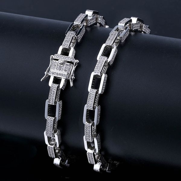 hip hop men necklaces jewelry luxury fashion high grade bling zircon micro paved necklaces exquisite 18k gold plated chains necklace, Silver
hip hop men necklaces jewelry luxury fashion high grade bling zircon micro paved necklaces exquisite 18k gold plated chains necklace, Silver