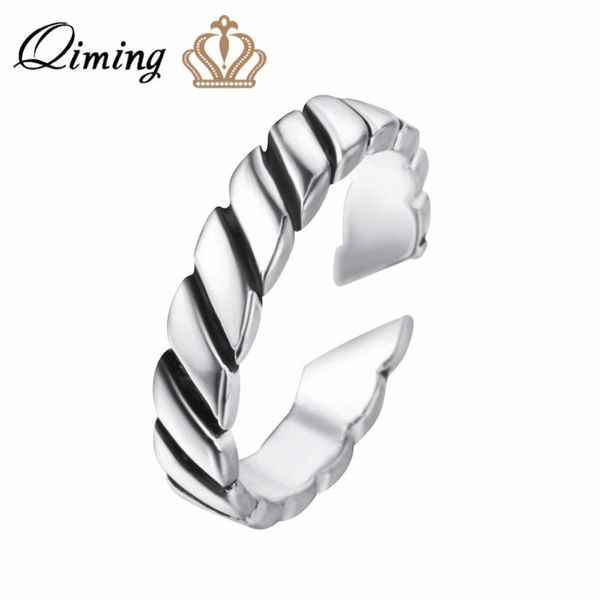 qiming 2019 silver toe ring women's men jewelry adjustable punk rope charm thai vintage rings rock jewelry accessories 
qiming 2019 silver toe ring women's men jewelry adjustable punk rope charm thai vintage rings rock jewelry accessories