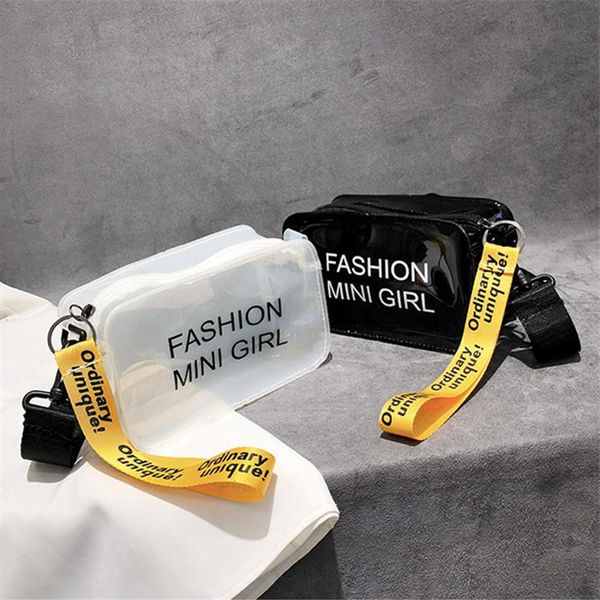 transparent jelly sling shoulder bag letter print pvc crossbody messager bags girls mini tote bag travel beach bag purse 3 colors, Black
transparent jelly sling shoulder bag letter print pvc crossbody messager bags girls mini tote bag travel beach bag purse 3 colors, Black