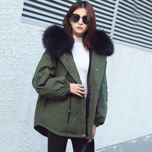 winter jacket women 2018 large natural raccoon fur collar hooded thicken parkas for women's white duck down jacket female coats, Black
winter jacket women 2018 large natural raccoon fur collar hooded thicken parkas for women's white duck down jacket female coats, Black