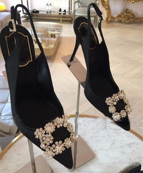 2020 wedding shoes bridal pump satin pointed thin heel women's single shoes middle heel rhinestone lace up sandals, Black
2020 wedding shoes bridal pump satin pointed thin heel women's single shoes middle heel rhinestone lace up sandals, Black