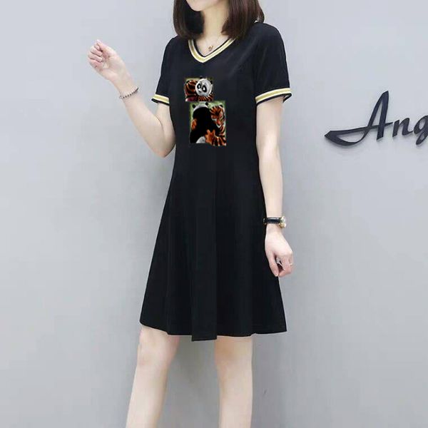 2020 new arrival womens dresses with printed fashion cute cartoon womens dresses for summer casual streetwear dress size -3xl, Black;gray
2020 new arrival womens dresses with printed fashion cute cartoon womens dresses for summer casual streetwear dress size -3xl, Black;gray