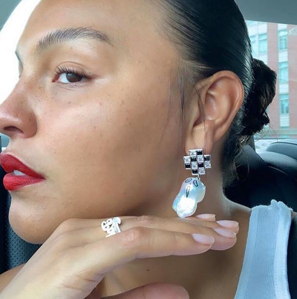 jiwinaia jewelry fashionable earrings baroque natural pearl earrings spider ghost hand painted street net red earrings female, Silver
jiwinaia jewelry fashionable earrings baroque natural pearl earrings spider ghost hand painted street net red earrings female, Silver