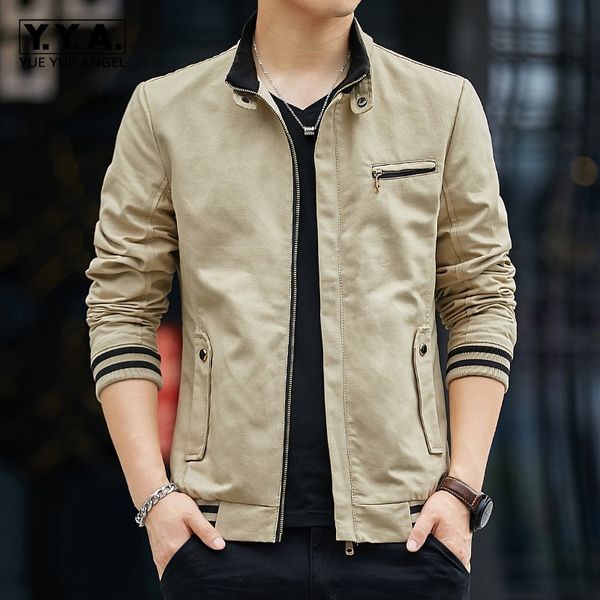 2019 spring autumn new fashion casual mens cotton stand collar jackets long sleeve slim fit plus size m-4xl male outerwear coats, Black;brown
2019 spring autumn new fashion casual mens cotton stand collar jackets long sleeve slim fit plus size m-4xl male outerwear coats, Black;brown