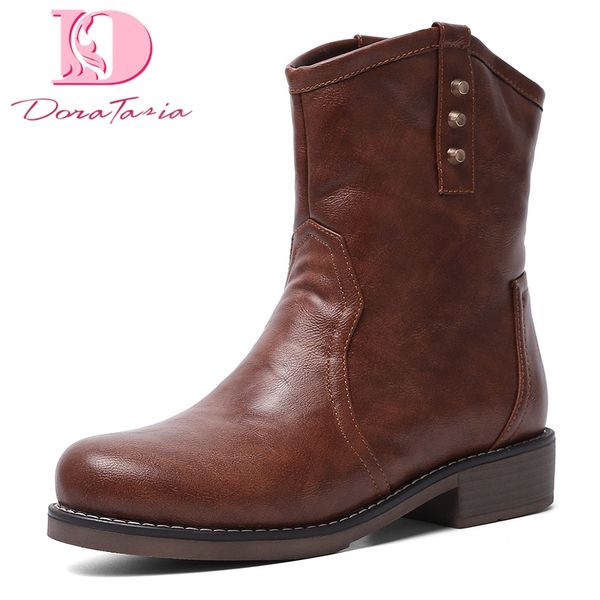 doratasia large size 43 2019 casual shoes woman boots female square heel fur warm winter western boots women shoes, Black
doratasia large size 43 2019 casual shoes woman boots female square heel fur warm winter western boots women shoes, Black