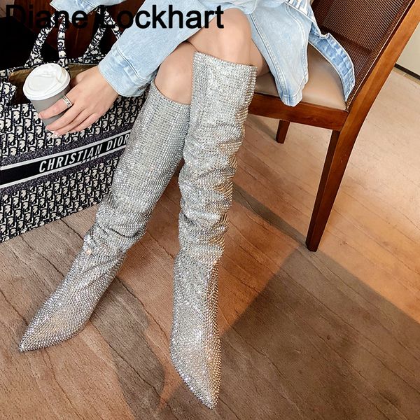 amazing boots woman 2019 super star bling glitter women long boots model lady knee-high boot brand mujer bottes femme, Black
amazing boots woman 2019 super star bling glitter women long boots model lady knee-high boot brand mujer bottes femme, Black