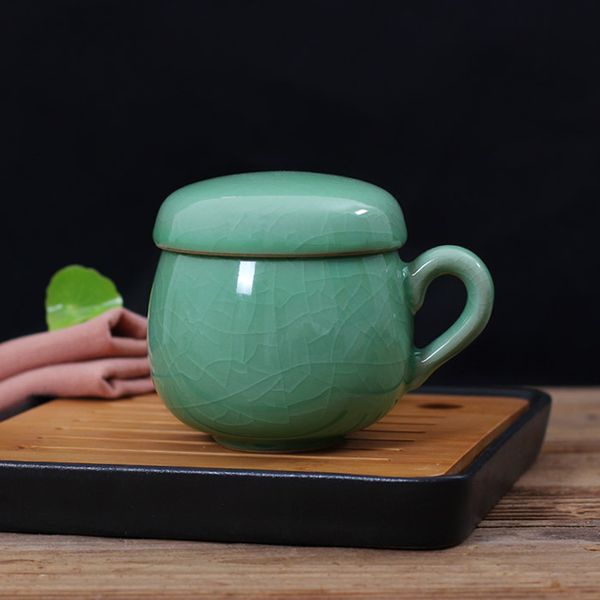 Китайская фарфоровая чашка чая с крышкой и Infuser Сита Чайной Селадон чайник Кружка
Китайская фарфоровая чашка чая с крышкой и Infuser Сита Чайной Селадон чайник Кружка