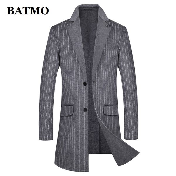 batmo 2019 new arrival autumn&winter wool striped trench coat men,men's wool jackets,plus-size m-xxxl 2006, Black
batmo 2019 new arrival autumn&winter wool striped trench coat men,men's wool jackets,plus-size m-xxxl 2006, Black