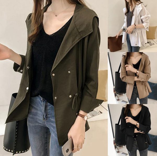 women casual kimono cardigan ladies women fashion solid outerwear pleated jacket button long sleeve hooded long sleeve coat, Tan;black
women casual kimono cardigan ladies women fashion solid outerwear pleated jacket button long sleeve hooded long sleeve coat, Tan;black