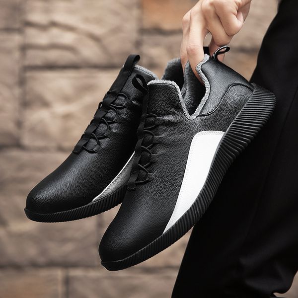 leather shoes men velvet winter loafers driving mocassin homme soft casual shoes waterproof non-slip slip-on sneakers men, Black
leather shoes men velvet winter loafers driving mocassin homme soft casual shoes waterproof non-slip slip-on sneakers men, Black