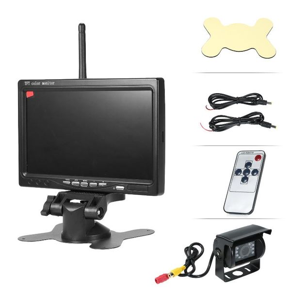 wireless&wired double use 7" lcd monitor backup camera rear view kit wide angle night vision parking for truck rv trailer motor car
wireless&wired double use 7" lcd monitor backup camera rear view kit wide angle night vision parking for truck rv trailer motor car