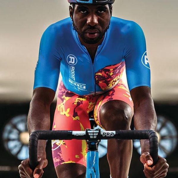 2020 rocket cycling skinsuit mens short distance racing road jumpsuit tri suit triathlon aero suit bike kit ropa ciclismo hombre, Black;blue
2020 rocket cycling skinsuit mens short distance racing road jumpsuit tri suit triathlon aero suit bike kit ropa ciclismo hombre, Black;blue