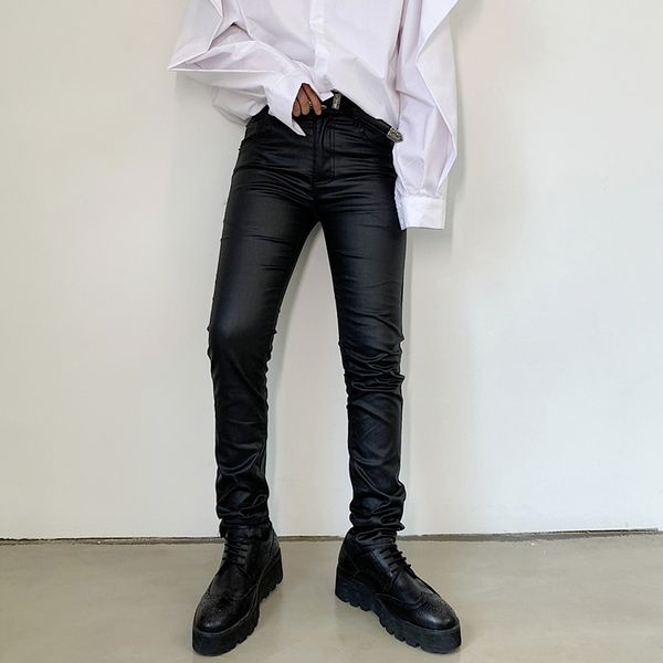 autumn winter men black coating skinny pants street fashion man vintage casual hip hop punk joggers korean style trousers
autumn winter men black coating skinny pants street fashion man vintage casual hip hop punk joggers korean style trousers