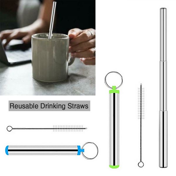 creative folding anti-scratch stainless steel telescoping suction tube suit portable stainless steel telescopic traveling straw
creative folding anti-scratch stainless steel telescoping suction tube suit portable stainless steel telescopic traveling straw