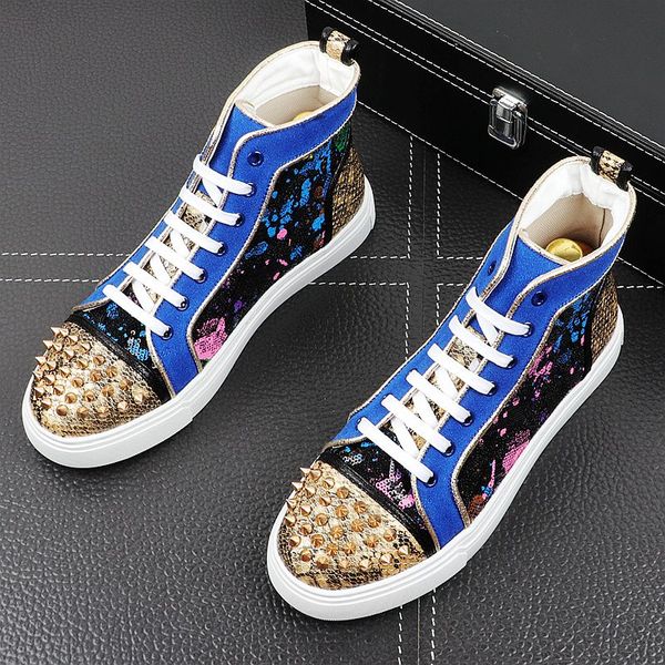 2019 Top Quality Fashion men rivet causal Platform flats shoes loafers for mens Rock hip hop Dress Footwear
2019 Top Quality Fashion men rivet causal Platform flats shoes loafers for mens Rock hip hop Dress Footwear