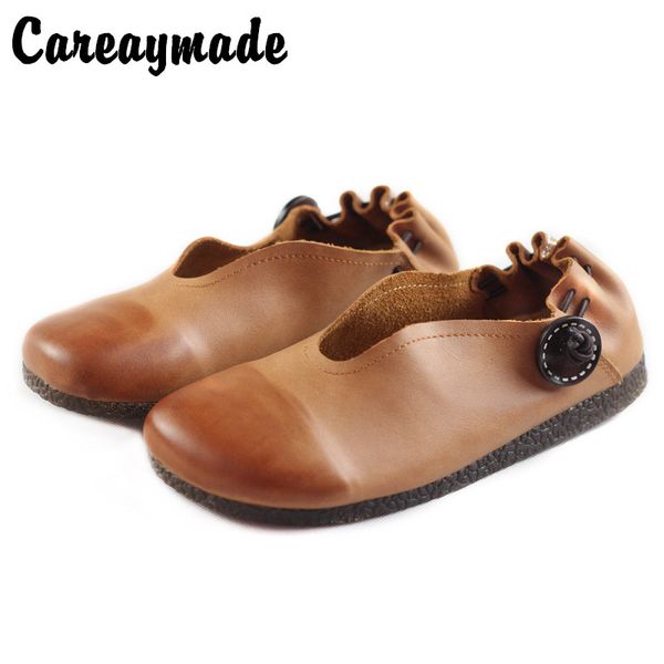 careaymade-women's shoes of national style round head ox tendon,flat heel single sole,women's hand-made real leather shoes, Black
careaymade-women's shoes of national style round head ox tendon,flat heel single sole,women's hand-made real leather shoes, Black