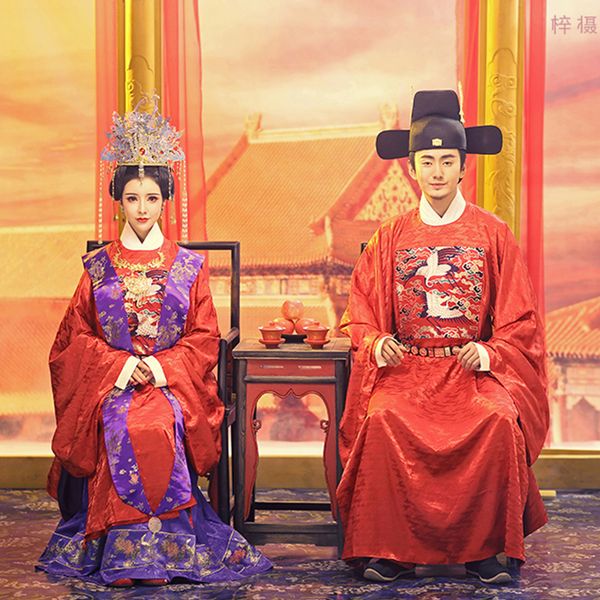 wedding gown robe for oversea chinese studio p apparel hanfu wear movie tv costume ancient china couple wedding robe dress, Red
wedding gown robe for oversea chinese studio p apparel hanfu wear movie tv costume ancient china couple wedding robe dress, Red