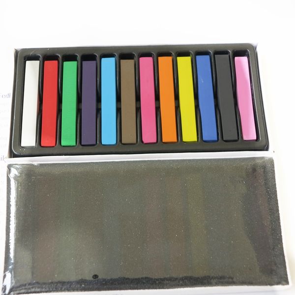 harmony 1 set 12 colors non-toxic temporary salon kit pastel chalk square hair dye color chalk used for hair with fast delivery
harmony 1 set 12 colors non-toxic temporary salon kit pastel chalk square hair dye color chalk used for hair with fast delivery