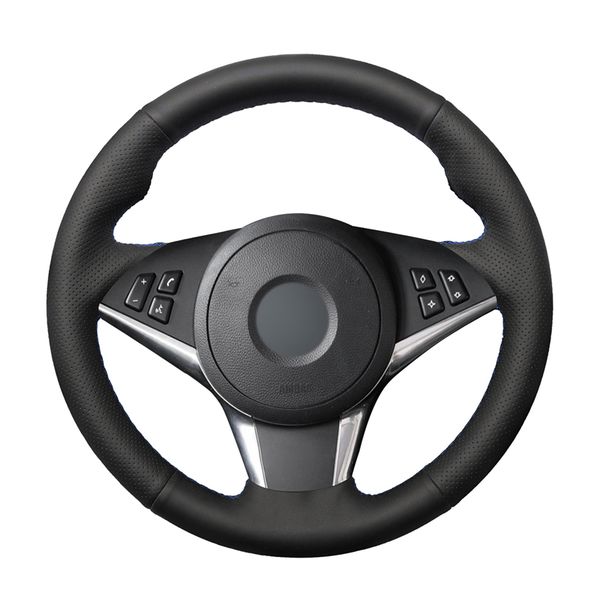 hand-stitched black pu artificial leather car steering wheel cover for e60 530d 545i 550i e61 touring 2005-2009 e63 e64 63
hand-stitched black pu artificial leather car steering wheel cover for e60 530d 545i 550i e61 touring 2005-2009 e63 e64 63
