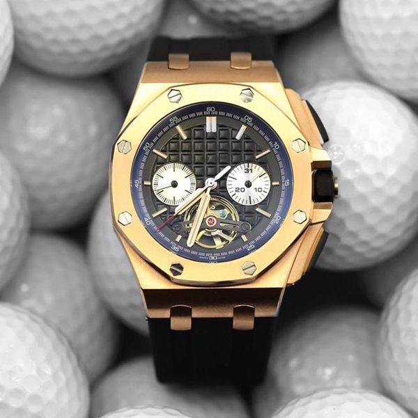 luxury mens designer watches black rubber strap gold case automatic mechanical movement wristwatches montre de luxe pour hommes, Slivery;brown
luxury mens designer watches black rubber strap gold case automatic mechanical movement wristwatches montre de luxe pour hommes, Slivery;brown