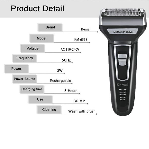 2016 kemei 6658 2 blade electric shaver multi functional personal care tools rechargeable nose trimmer and hair clipper male electric nwxva
2016 kemei 6658 2 blade electric shaver multi functional personal care tools rechargeable nose trimmer and hair clipper male electric nwxva