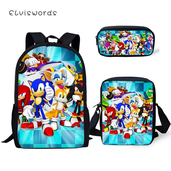 elviswords fashion 3pcs set children's backpack sonic the hedgehog pattern students school bags backpack/messenger bag/pen bag
elviswords fashion 3pcs set children's backpack sonic the hedgehog pattern students school bags backpack/messenger bag/pen bag