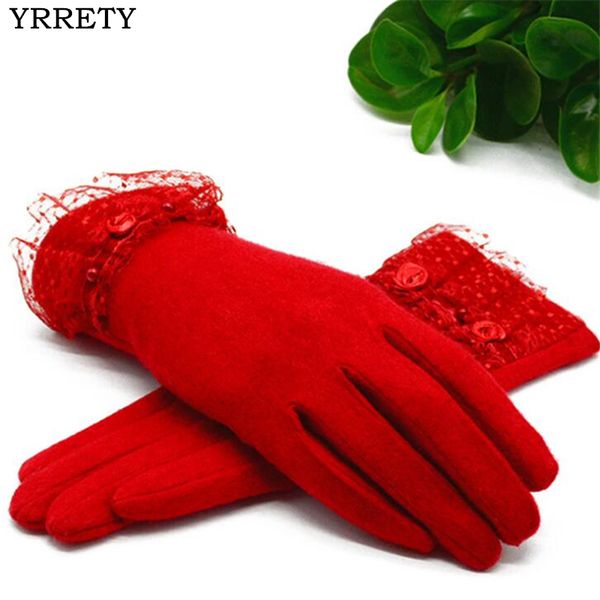 yrrety fashion female new solid red lace cotton glove women wrist length applique mittens winter spring elegant ladies gloves, Blue;gray
yrrety fashion female new solid red lace cotton glove women wrist length applique mittens winter spring elegant ladies gloves, Blue;gray