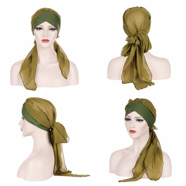 chiffon women hat muslim ruffle cancer chemo beanie scarf turban two tail wrap cap daily wear solid, Blue;gray
chiffon women hat muslim ruffle cancer chemo beanie scarf turban two tail wrap cap daily wear solid, Blue;gray