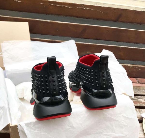 new 2019spike sock sneakers men low casual shoes women pull-on sneaker luxury chunky flat sock shoes classic donna red rubber sole39, Black
new 2019spike sock sneakers men low casual shoes women pull-on sneaker luxury chunky flat sock shoes classic donna red rubber sole39, Black