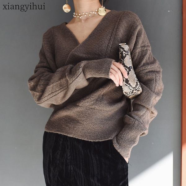 vintage knitted cotton pullovers women grey purple fashion long sleeve v-neck sweater high waist autumn winter jumpers female, White;black
vintage knitted cotton pullovers women grey purple fashion long sleeve v-neck sweater high waist autumn winter jumpers female, White;black