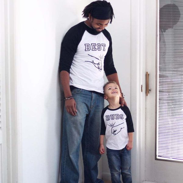 new autumn and winter parent-child long-sleeved t-shirt father and son loaded fist print t-shirt explosion models father and son, Blue
new autumn and winter parent-child long-sleeved t-shirt father and son loaded fist print t-shirt explosion models father and son, Blue