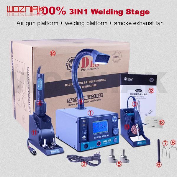 wozniak h93 3in1 adjustable air gun platform + welding platform + purifier multi-function intelligence mobile phone repair kit
wozniak h93 3in1 adjustable air gun platform + welding platform + purifier multi-function intelligence mobile phone repair kit