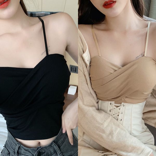 jyj5y small sling with chest pad slim solid color versatile cross female camisole small sling with chest pad slim solid color versatile, Camo
jyj5y small sling with chest pad slim solid color versatile cross female camisole small sling with chest pad slim solid color versatile, Camo