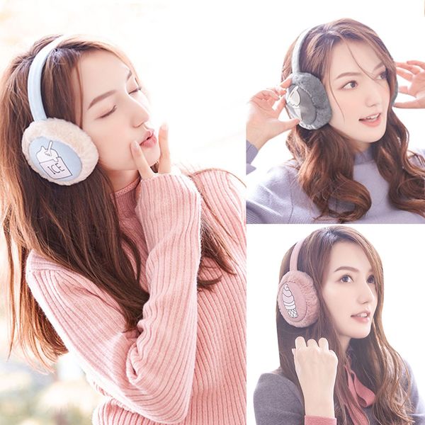 2019 women ladies fashion winter warm plush ear muffs cute cartoon printed earflap earmuffs drop shipping aug1, Blue;gray
2019 women ladies fashion winter warm plush ear muffs cute cartoon printed earflap earmuffs drop shipping aug1, Blue;gray