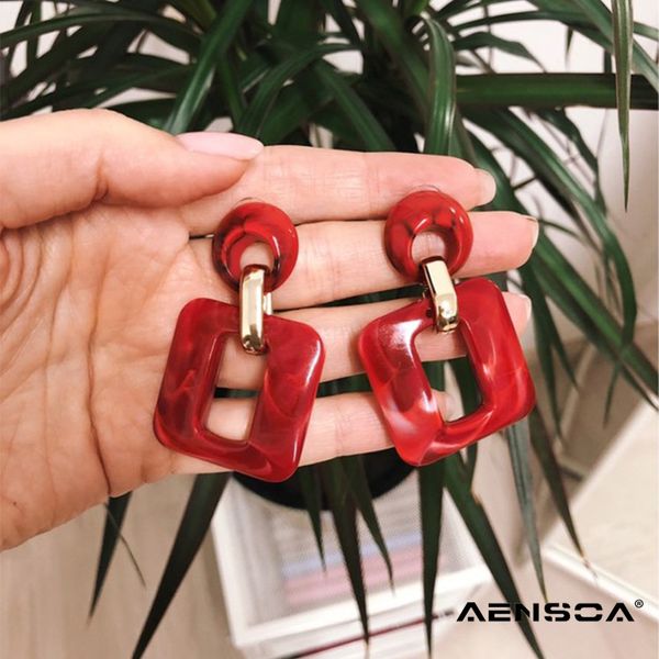 aensoa new square acrylic drop earrings for ladies trendy dangle earrings for women statement jewelry wholesale party gift, Silver
aensoa new square acrylic drop earrings for ladies trendy dangle earrings for women statement jewelry wholesale party gift, Silver