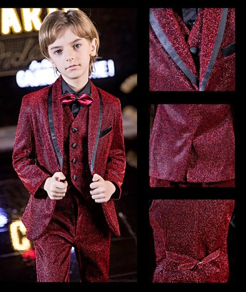 юаньл дети костюм для мальчика блестящих детей пальто венчания blazer куртка формальной blazer жилет брюки партии малыши одежда wine red, Black
юаньл дети костюм для мальчика блестящих детей пальто венчания blazer куртка формальной blazer жилет брюки партии малыши одежда wine red, Black