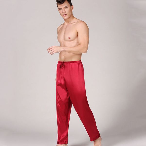 men's solid color faux silk pijama pants summer men loose european size plus size trousers mansleepwear pants underwear men, Black;brown
men's solid color faux silk pijama pants summer men loose european size plus size trousers mansleepwear pants underwear men, Black;brown