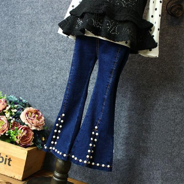 girls jeans spring baby girl blue split pearl denim pants children trousers kids clothing wholesale
girls jeans spring baby girl blue split pearl denim pants children trousers kids clothing wholesale