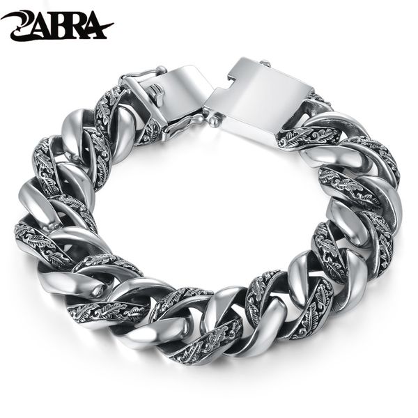 zabra plant totem genuine 925 bracelets punk rock vintage heavy sterling silver bracelet men luxury male biker jewelry c19041001, Black
zabra plant totem genuine 925 bracelets punk rock vintage heavy sterling silver bracelet men luxury male biker jewelry c19041001, Black