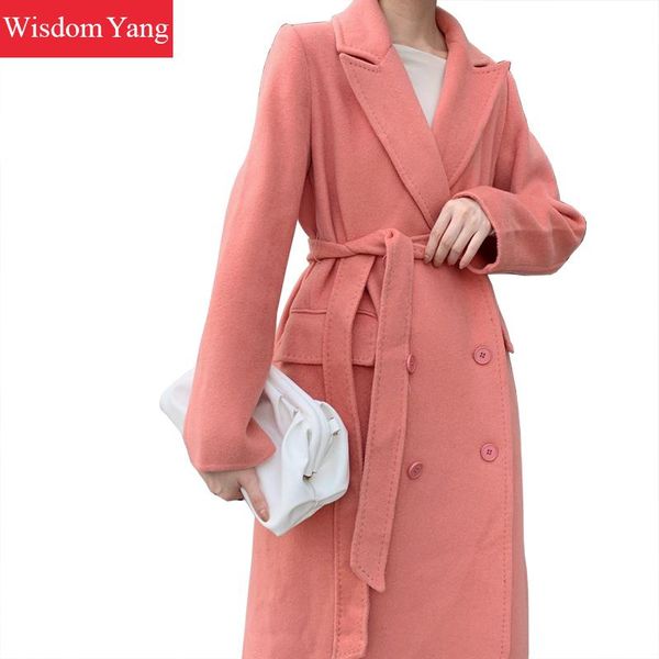 winter long wrap women sheep wool coats cashmere bodycon ladies yellow pink coat woman korean clothing woolen overcoat outerwear, Black
winter long wrap women sheep wool coats cashmere bodycon ladies yellow pink coat woman korean clothing woolen overcoat outerwear, Black