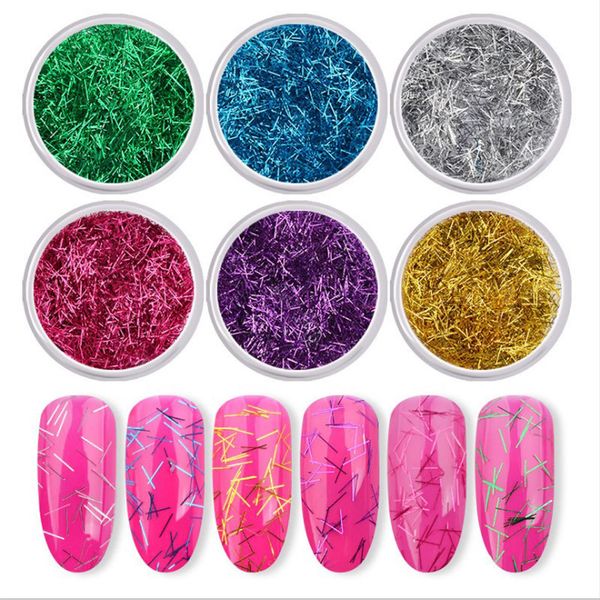 fashion colorful stripe nail sequins mixed color glitter paillette striped nail art decoration openwork circle manicure tips, Silver;gold
fashion colorful stripe nail sequins mixed color glitter paillette striped nail art decoration openwork circle manicure tips, Silver;gold