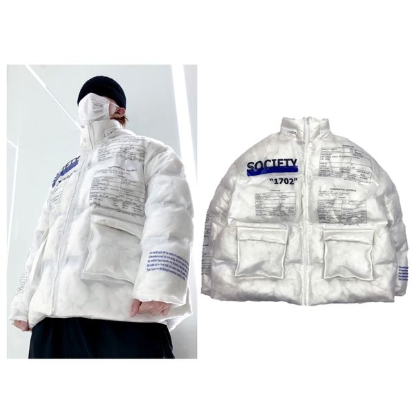 tide brand supplier hit the collection astronaut transparent-tag overcoat 18fw htcu down-filled coat warm original down jacket, Blue;gray
tide brand supplier hit the collection astronaut transparent-tag overcoat 18fw htcu down-filled coat warm original down jacket, Blue;gray